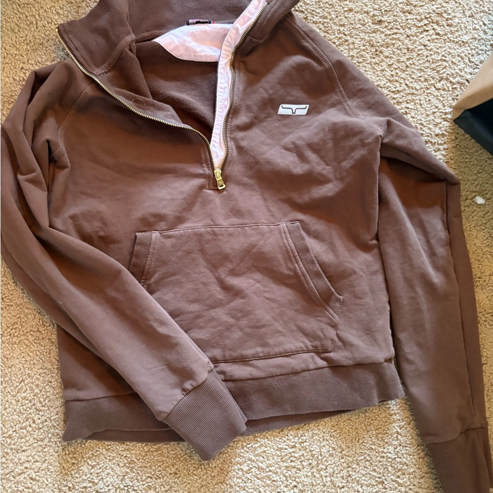 Kimes ranch Brown Quarter-Zip Sweatshirt